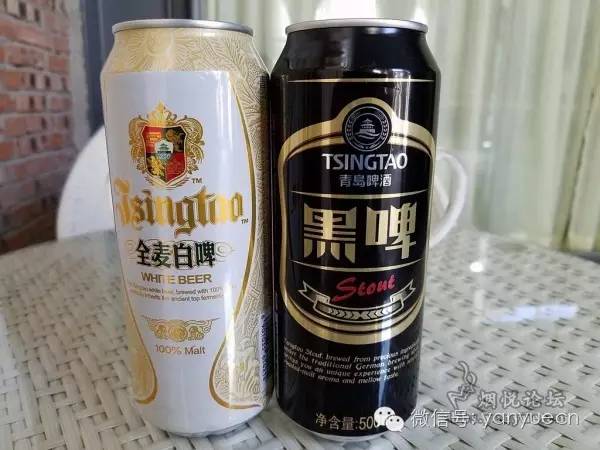 青岛黑白啤，可怎么给你黑白配。