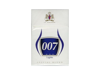 007(淡味 特制混合型)口感特点介绍 007(淡味 特制混合型)香烟一月价格!