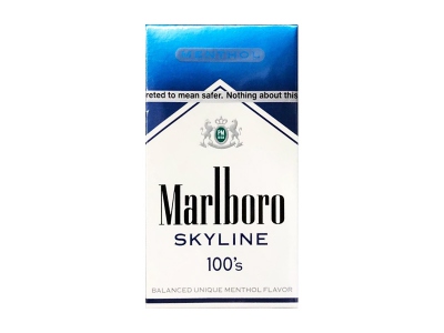 万宝路(硬蓝薄荷天际线100S美版)口感特点介绍 万宝路(硬蓝薄荷天际线100S美版