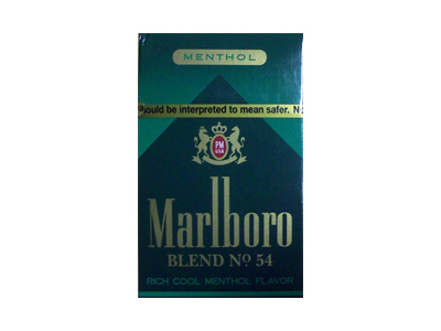万宝路(BLEND No.54薄荷型美税版)2024价格表图 万宝路(BLEND No.54薄荷型美税版)香烟哪里有卖的？